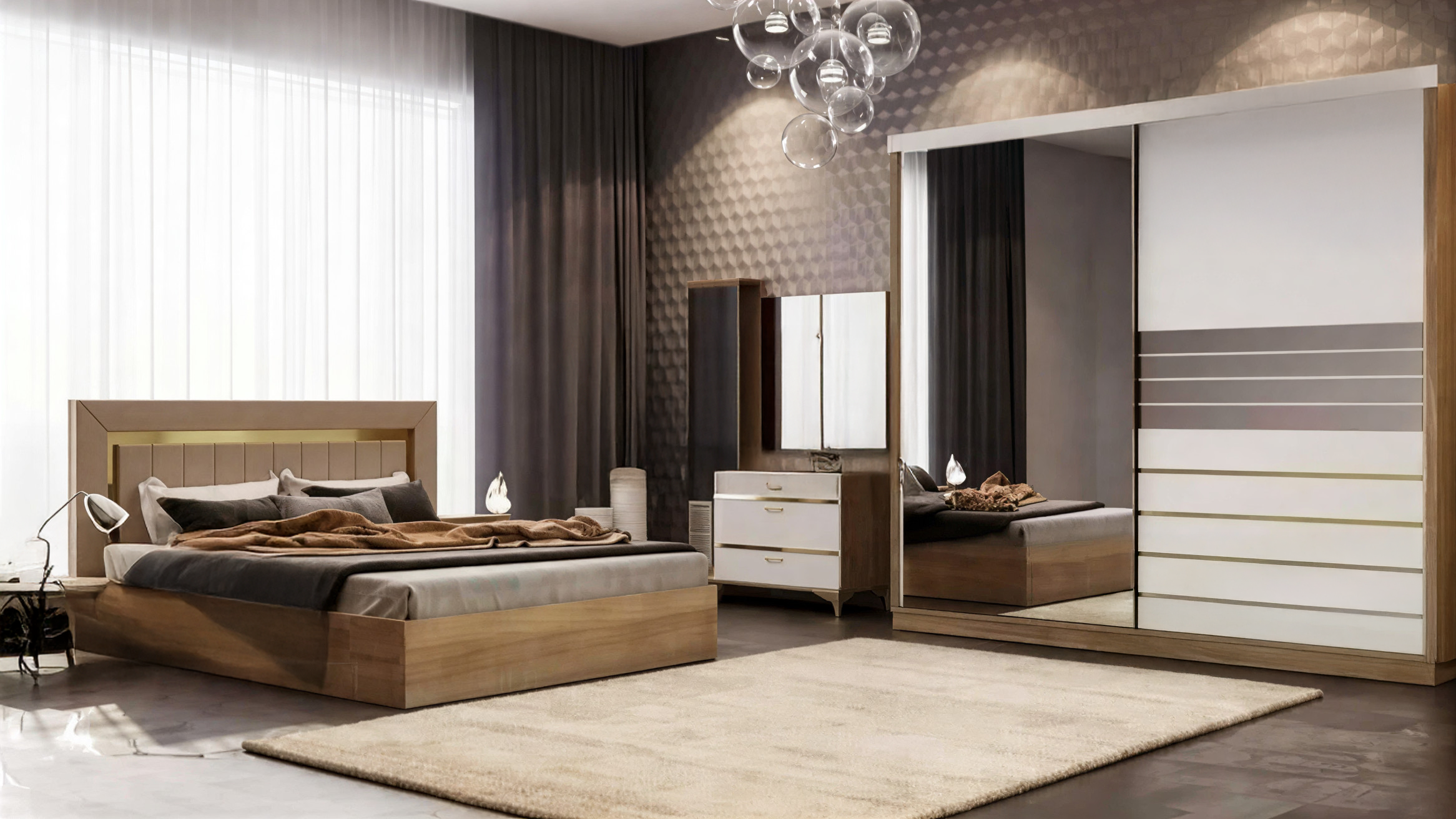 Roma Steel bedroom set