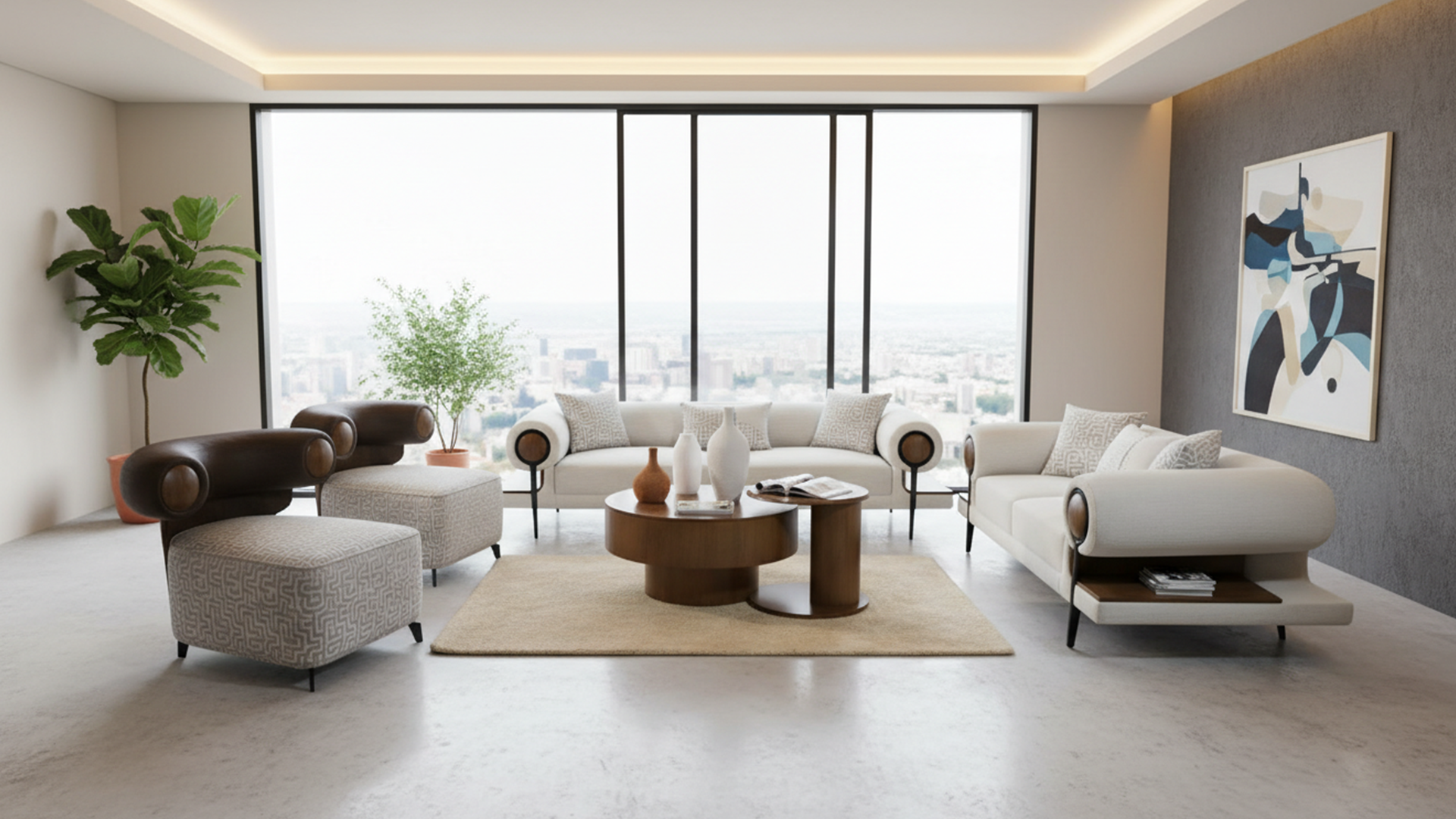 Sham Plaza Machel living room